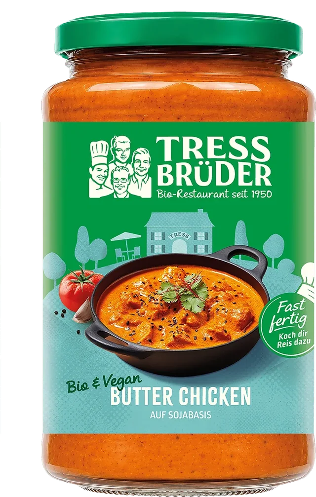 Ein Glas Butter Chicken von Tress Brüder